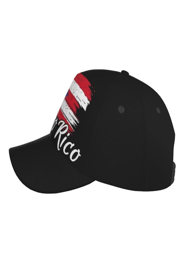 ASYG Puerto Rico Flag Cap Puerto Rico Baseball Cap Puerto Sun Hat Adjustable Cap Flag Hat Trucker Hat Cap for Women Men - Image 5